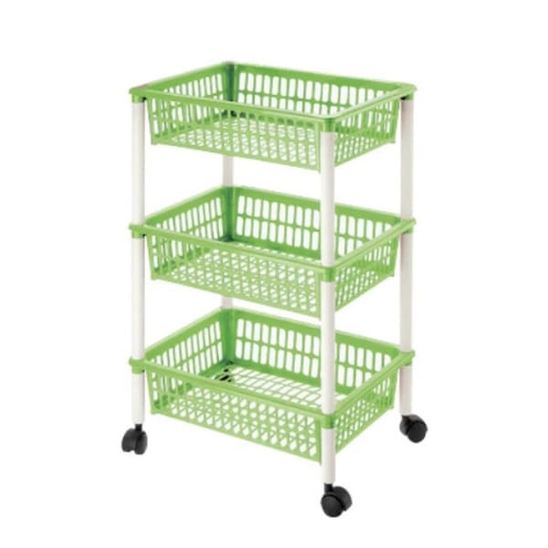 Grönsaksvagn Tontarelli Mito 3 Plast Grön 40 x 29 x 62 cm (12 antal)