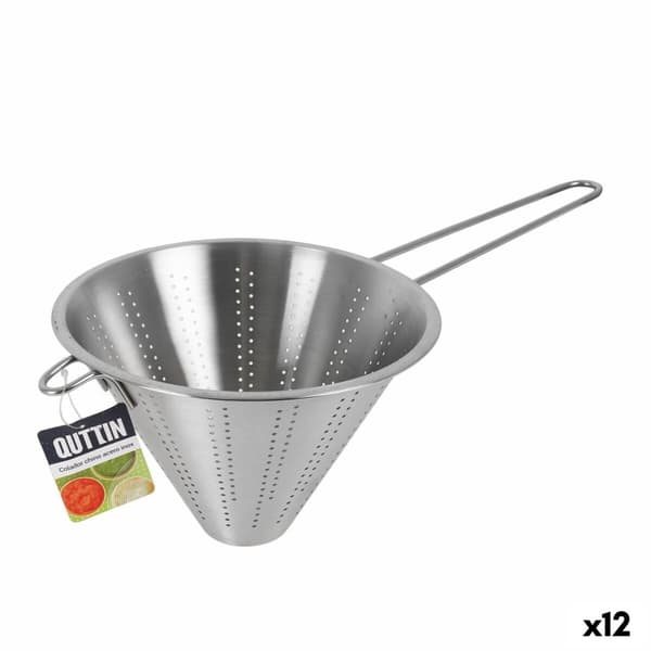 Chinoissil Quttin Rostfritt stål Silvrig Ø 20,5 cm (12 antal)