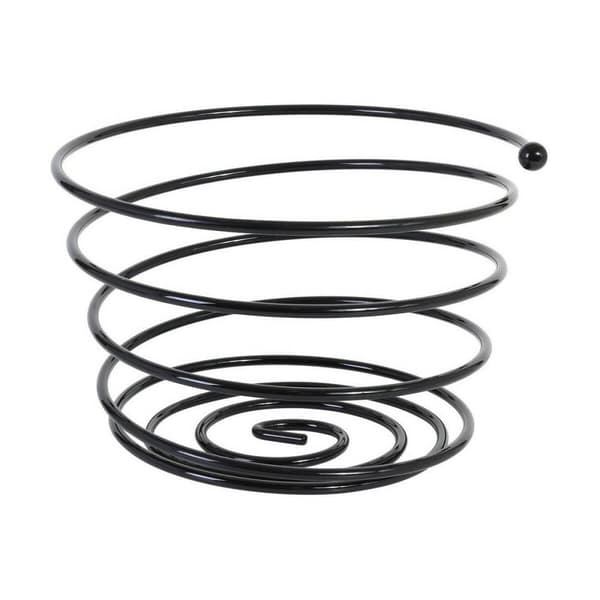 Fruktskål Viejo Valle Svart Spiral Ø 26 x 17 cm (2 antal)
