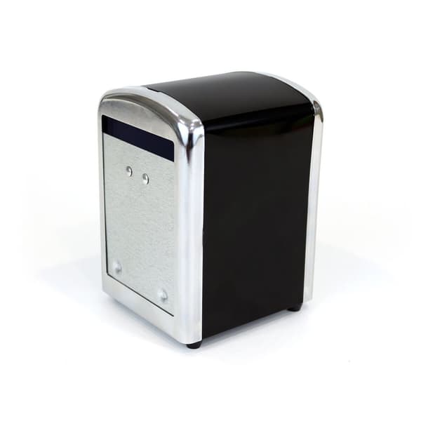 Servetthållare Quttin Svart 10,6 x 9,6 x 13,9 cm Hotell- och restaurangbranschen (12 antal)