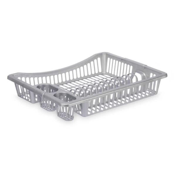 Afdrypningssstativ til køkkenvask Kinvara YMA04 1095 01 Sølvfarvet 46 x 8 x 36 cm (12 enheder)