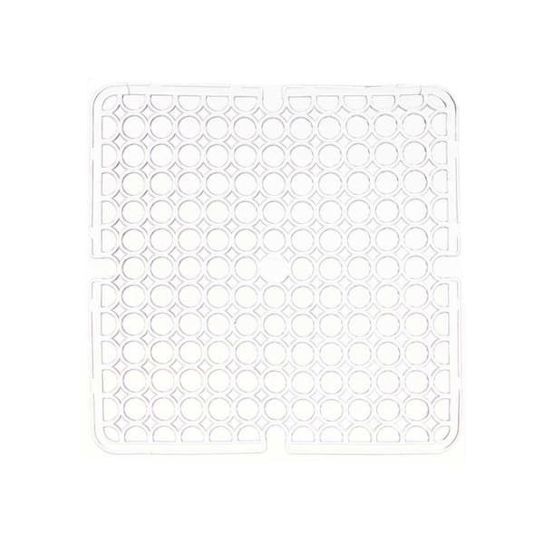 Skridsikker Måtte Kinvara 29100273 Gennemsigtig Plastik 28 x 0,1 x 28 cm Vask (12 enheder)