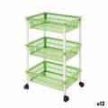 Miniatyrbillede 1 af 2: Grøn indkøbsvogn Tontarelli Mito 3 Plastik Grøn 40 x 29 x 62 cm (12 enheder)