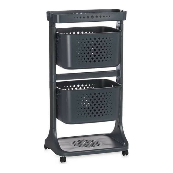 Kasviskärry Kinvara TP-747-2 Antrasiitinharmaa polypropeeni Muovinen 38 x 81,2 x 43,6 cm