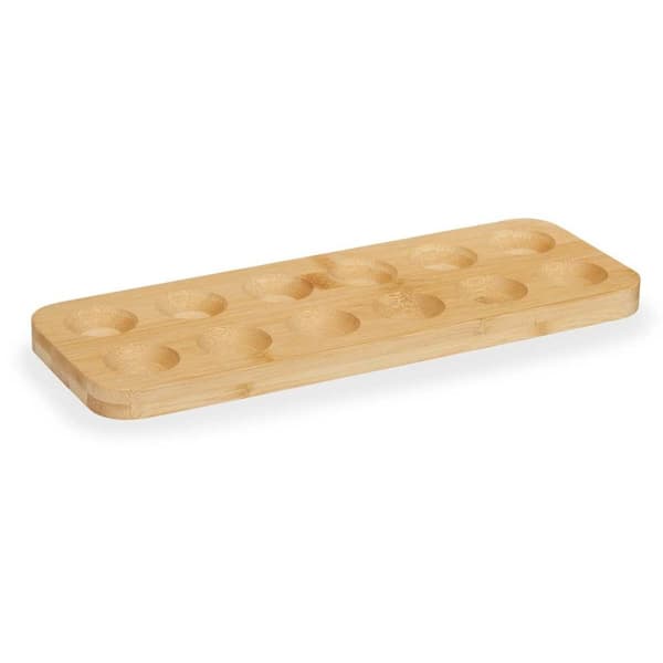 Munakuppi Kinvara CN-KT200062-1B Ruskea Bambu 40 x 3,4 x 40 cm (12 osaa)