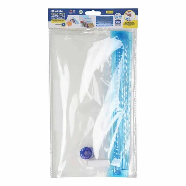 Uudelleen käytettävä ruokalaukku Quttin Elektroniputki 5 Kappaletta 26 x 28 cm (24 osaa)
