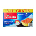 Miniatyrbillede 2 af 8: Svamp Vileda 169492 Gul Blå Grøn Orange Pink Polyuretan (4 Dele) (1 enheder)