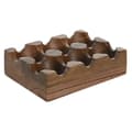Miniatyrbilde 1 av 4: Eggeglass Home ESPRIT Naturell Akasia 15 x 10 x 4 cm