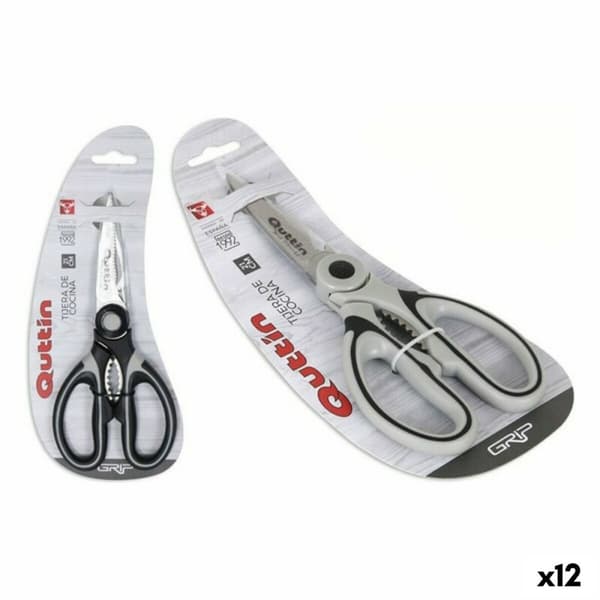 Keittiösakset Quttin 50613 Ruostumaton teräs 21 x 9,5 cm Keittiö (12 osaa)