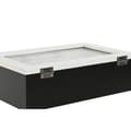 Miniatyrbillede 3 af 4: Æske til infusioner Home ESPRIT Hvid Sort Metal Krystal Træ MDF 23 x 15 x 6,5 cm (2 enheder)