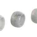 Pikkukuva 2 / 4: Paperiteline Home ESPRIT Valkoinen Marmori 4,8 x 4,8 x 3,3 cm 4 Kappaletta