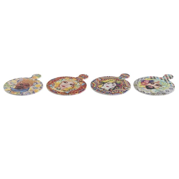 Tabletti Home ESPRIT Korkki Dolomite 18 x 23 x 1 cm (4 osaa)