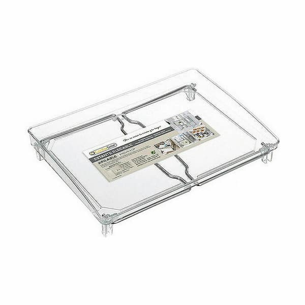 Tallerkenstativ Confortime Foldbar Gennemsigtig 31 x 22 x 16,8 cm (12 enheder)