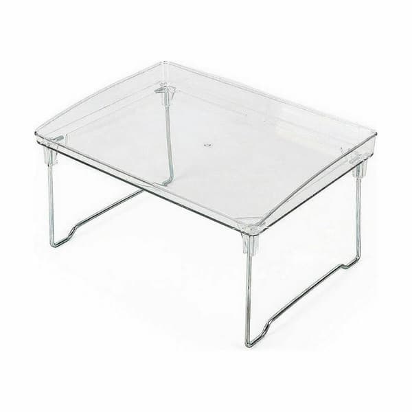 Tallerkenstativ Confortime Foldbar Gennemsigtig 31 x 22 x 16,8 cm (12 enheder)