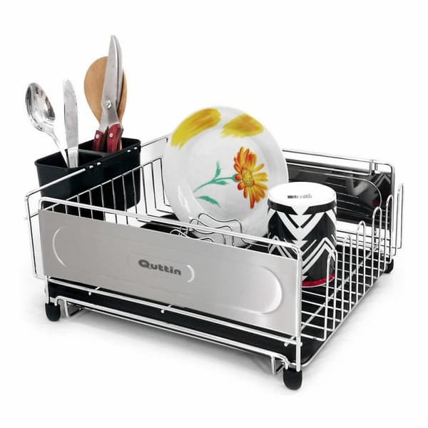 Dreneringsstativ for kjøkkenvask Quttin Metall 36,5 x 30 x 15,5 cm (3 enheter)