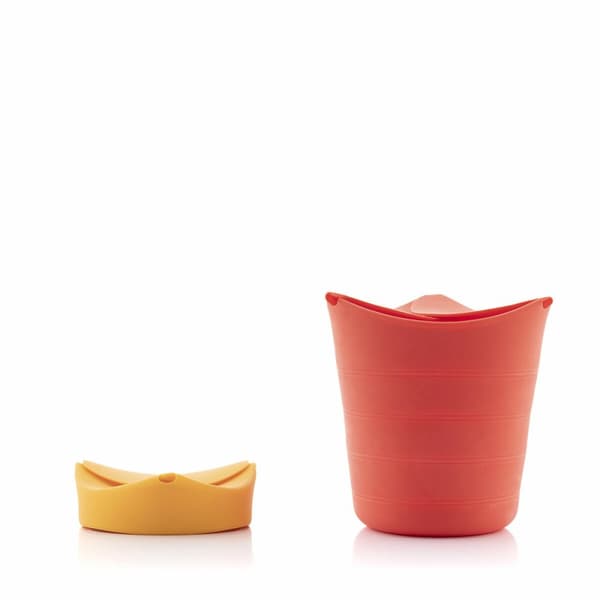 BRUGT Sammenfoldelige silikone Popcorn Poppers InnovaGoods COLLAPSIBLE POPCORN BOWL Metal Silikone (Refurbished A)