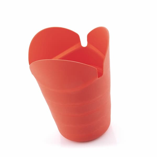 KÄYTETTY Silikoniset ja kokoontaittuvat popcornin valmistusalustat InnovaGoods COLLAPSIBLE POPCORN BOWL Metalli Silikoni (Kunnostetut Tuo