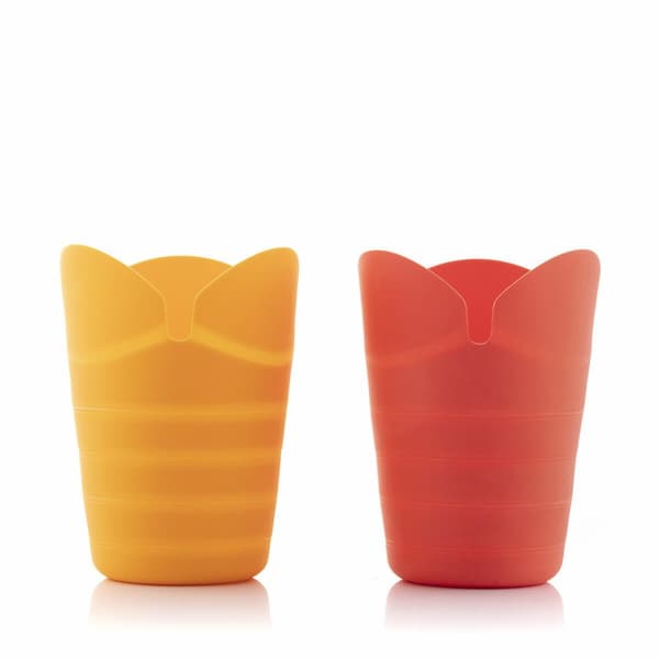 KÄYTETTY Silikoniset ja kokoontaittuvat popcornin valmistusalustat InnovaGoods COLLAPSIBLE POPCORN BOWL Metalli Silikoni (Kunnostetut Tuo
