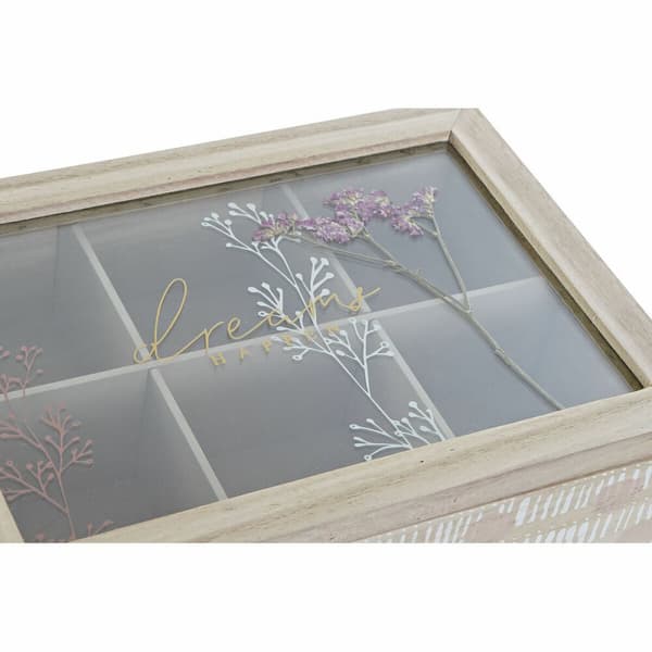 Haudukelaatikko DKD Home Decor Kristalli MDF (24 x 16,5 x 7 cm)