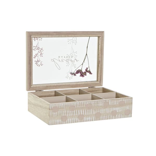 Haudukelaatikko DKD Home Decor Kristalli MDF (24 x 16,5 x 7 cm)