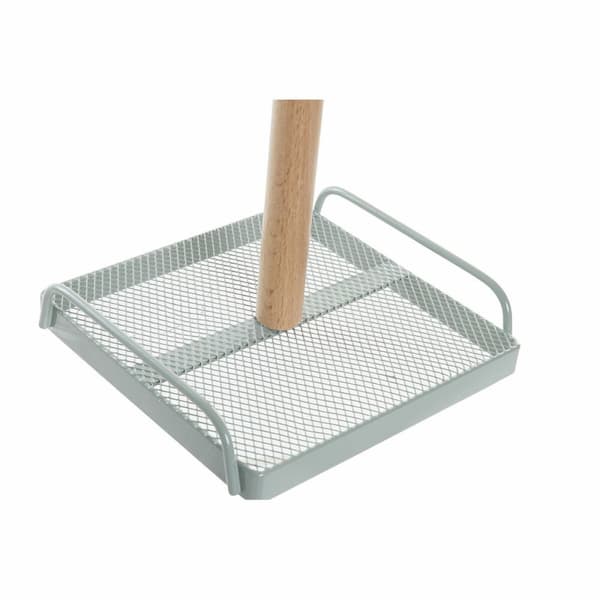 Keittiöpaperiteline DKD Home Decor Beige Metalli Mintunvihreä Mäntypuu (16 x 15 x 29,5 cm) (2 osaa)