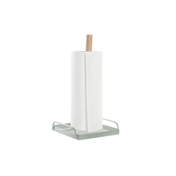 Hushållspappershållare DKD Home Decor Beige Metall Mint Furu (16 x 15 x 29,5 cm) (2 antal)