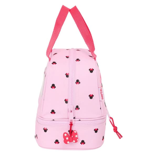 Madkasse med tilbehør Minnie Mouse Naive Pink 20 x 20 x 15 cm