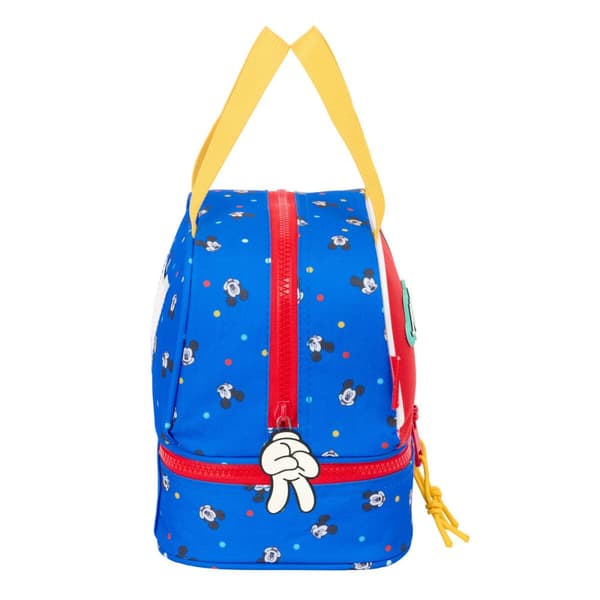 Madkasse med tilbehør Mickey Mouse Clubhouse Good day Blå 20 x 20 x 15 cm