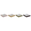 Miniatyrbillede 1 af 3: Servietholder DKD Home Decor Grøn Sennep Mørkebrun Metal Aluminium Træ MDF 18 x 18 x 4 cm (4 enheder)