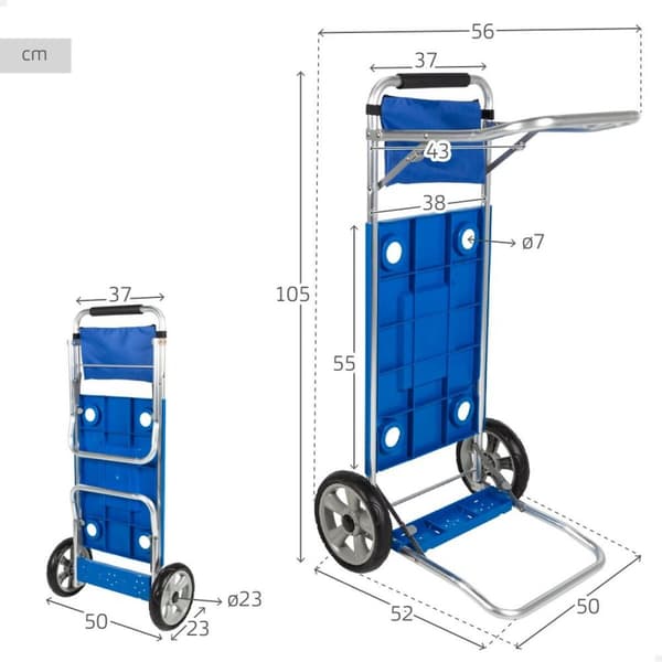 Multifunktionell Strandvagn Aktive