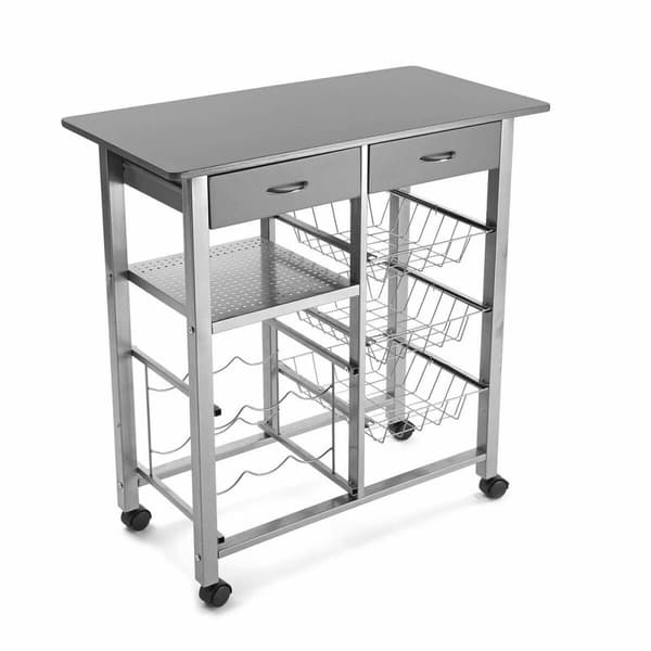 BRUGT Grøn indkøbsvogn Versa Grå Metal (Refurbished B)