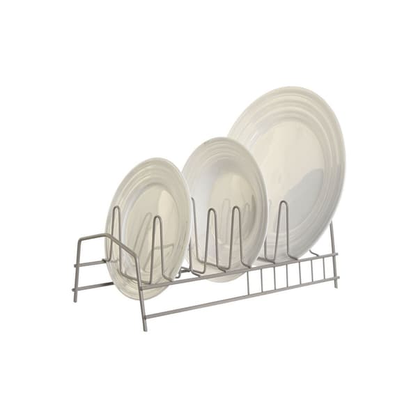 Diskställ Home ESPRIT Beige Grå 35 x 18 x 10 cm (2 antal)