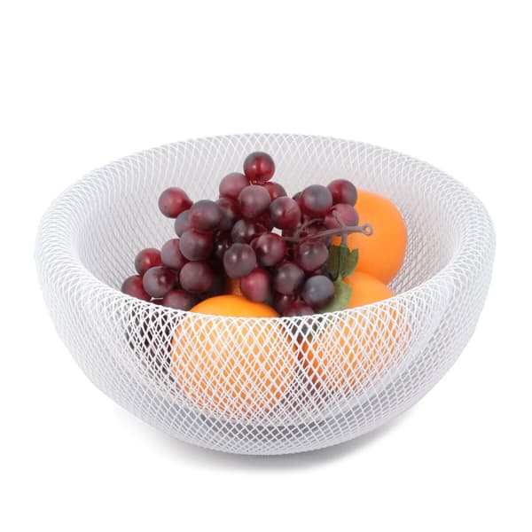 Frugtskål Confortime Metal 30 x 30 x 13,5 cm (6 enheder)