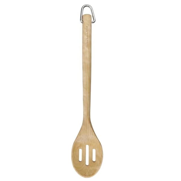 Kitchenaid träsked med hål i björk