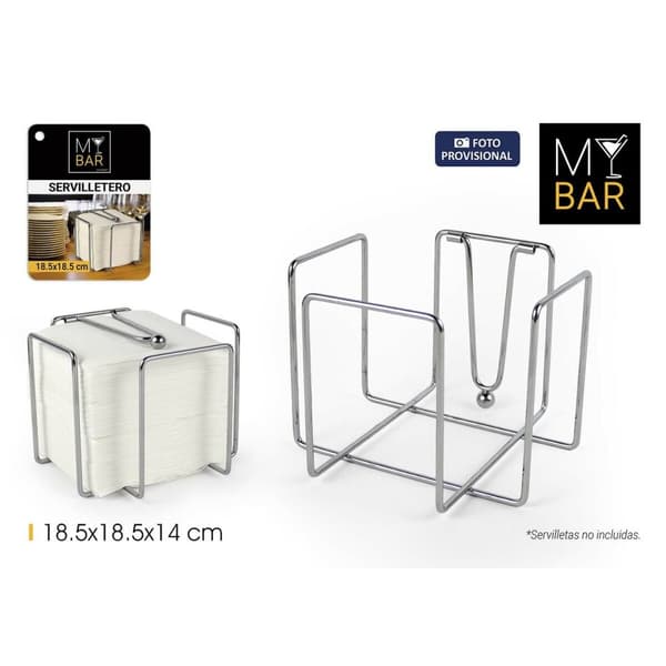Servetthållare My Bar 18,5 x 18,5 x 14 cm (12 antal)