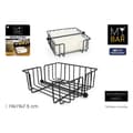 Miniatyrbillede 2 af 6: Servietholder My Bar Sort Metal 19 x 19 x 7,5 cm (12 enheder)