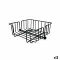 Miniatyrbillede 1 af 6: Servietholder My Bar Sort Metal 19 x 19 x 7,5 cm (12 enheder)