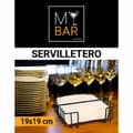 Pikkukuva 5 / 6: Paperiteline My Bar Musta Metalli 19 x 19 x 7,5 cm (12 osaa)