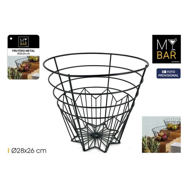 Fruktbolle My Bar Metall 28 x 26 cm (8 enheter)
