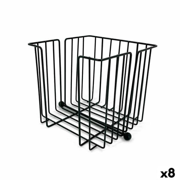 Servetthållare My Bar Svart Metall 19 x 19 x 18 cm (8 antal)