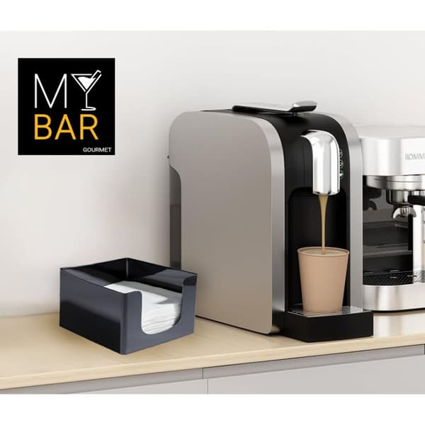Paperiteline My Bar COCKTAIL Musta Muovinen 12,8 x 12,8 x 8,8 cm (24 osaa)