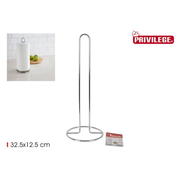 Keittiöpaperiteline Privilege Metalli 32,5 x 12,5 x 12,5 cm (36 Osaa)
