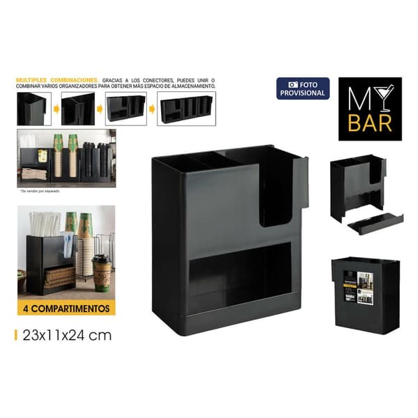 Keittiövälineteline My Bar 23 x 11 x 24 cm (6 osaa)