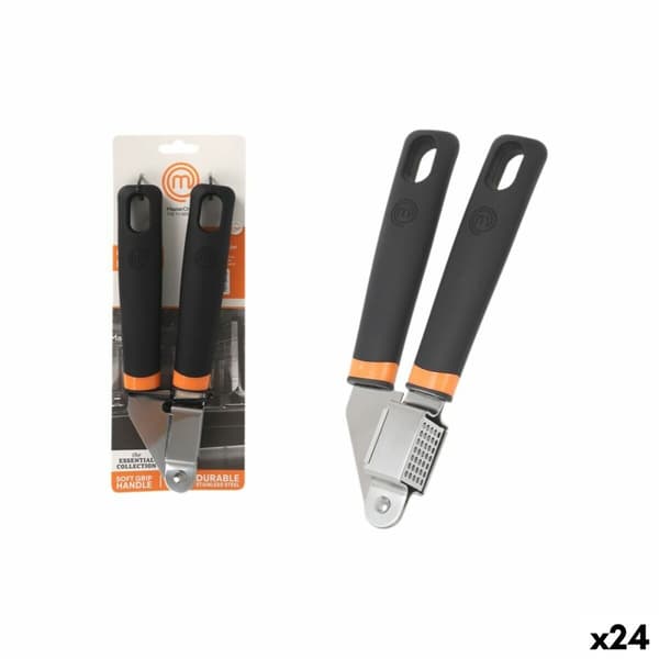 Vitlökspress MasterChef Rostfritt stål (24 antal)