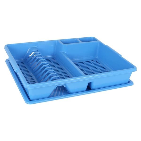 Dreneringsstativ for kjøkkenvask Tontarelli SCOLAP Blå 47 x 38 x 8,5 cm (12 enheter)