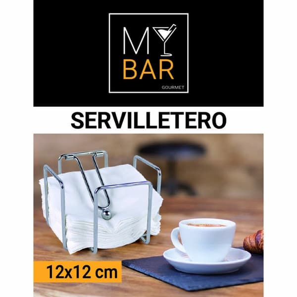 Servietholder My Bar 12 x 12 x 10 cm (12 enheder)