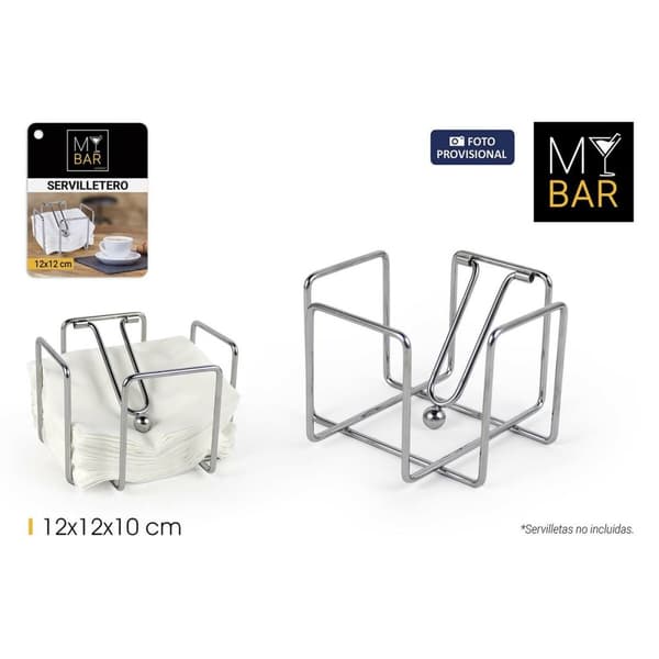 Servietholder My Bar 12 x 12 x 10 cm (12 enheder)