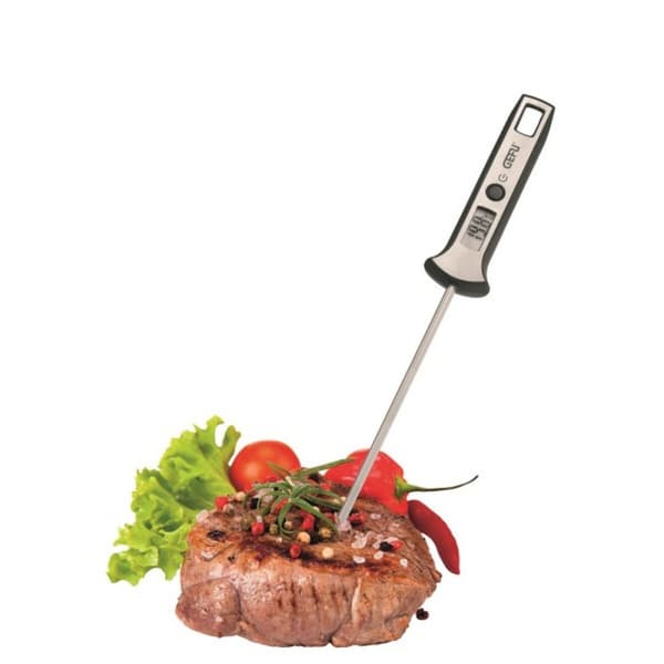 Lihalämpömittari Gefu 21820 Silikoni Ruostumaton teräs ABS