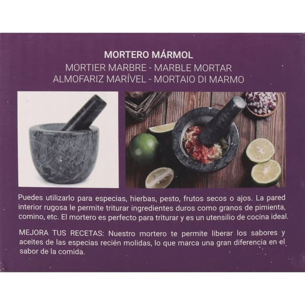 Köksmortel Quttin Granit 10 x 10 x 8 cm (12 antal)
