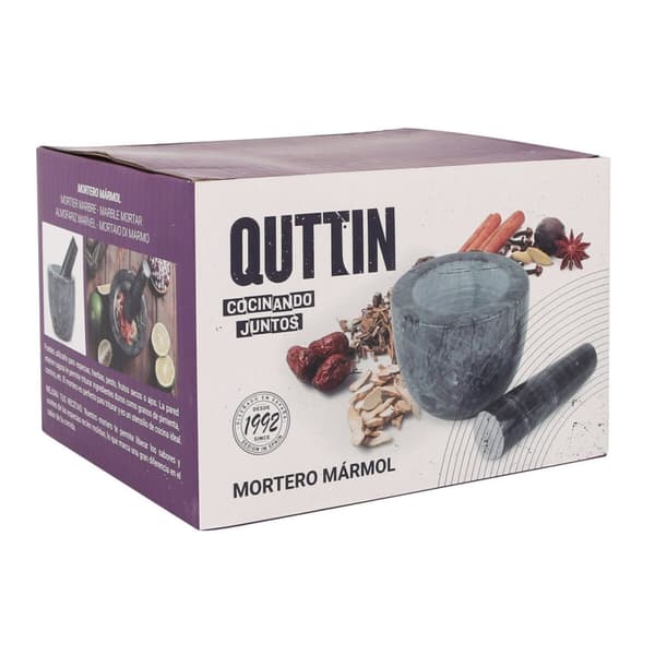 Kjøkkenmørtel Quttin Granitt 10 x 10 x 8 cm (12 enheter)